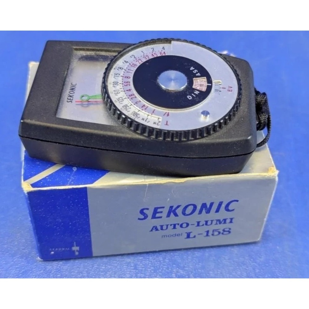 Vintage Sekonic Auto-Lumi L-158 Selenium Camera Light Exposure Meter Japan